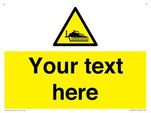 Custom warning grounding cruiser on lock cill